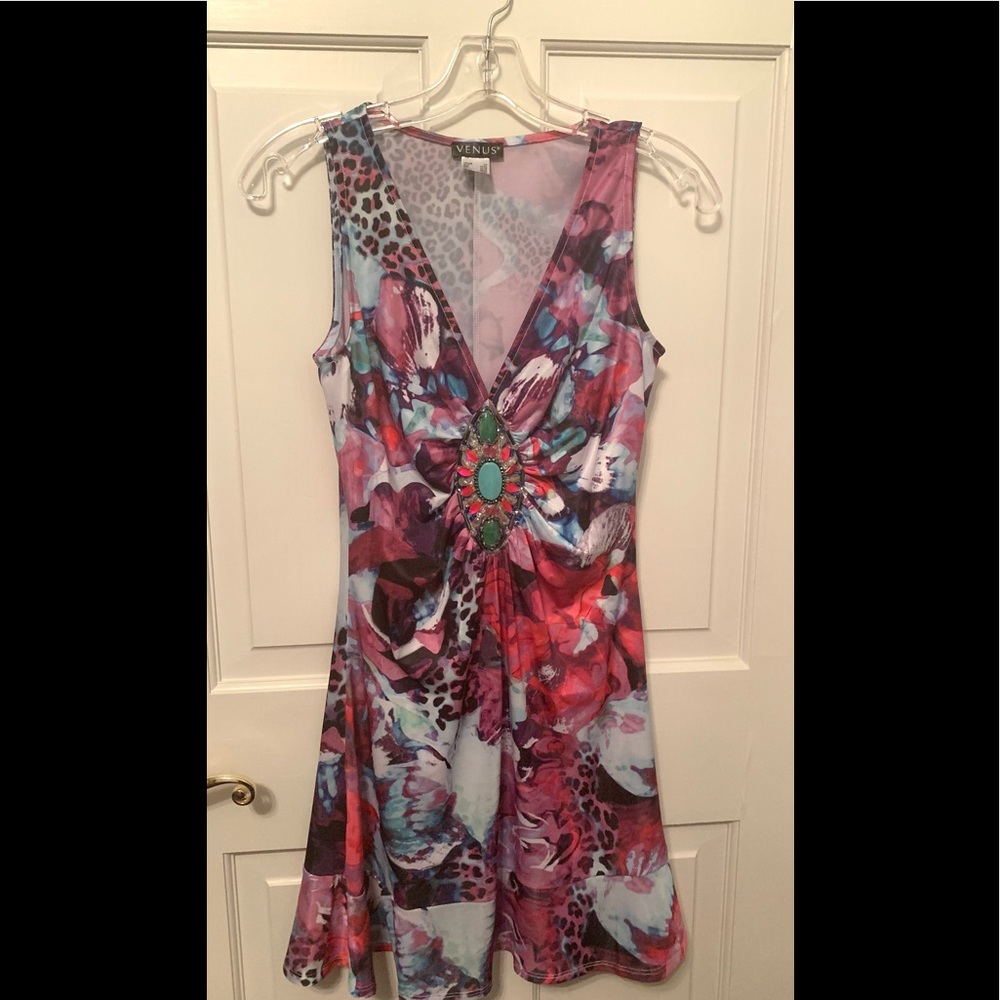 Venus sleeveless embellished dress size XS